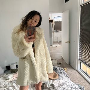 Aritzia Faux fur coat